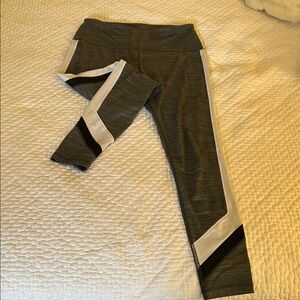 Women’s Striped Reebok Leggings